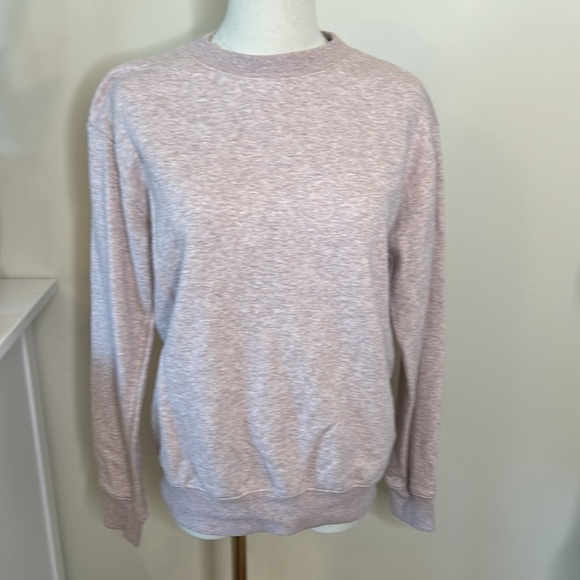 H&M heathered pink sweatshirt x-small - Picture 1 of 6